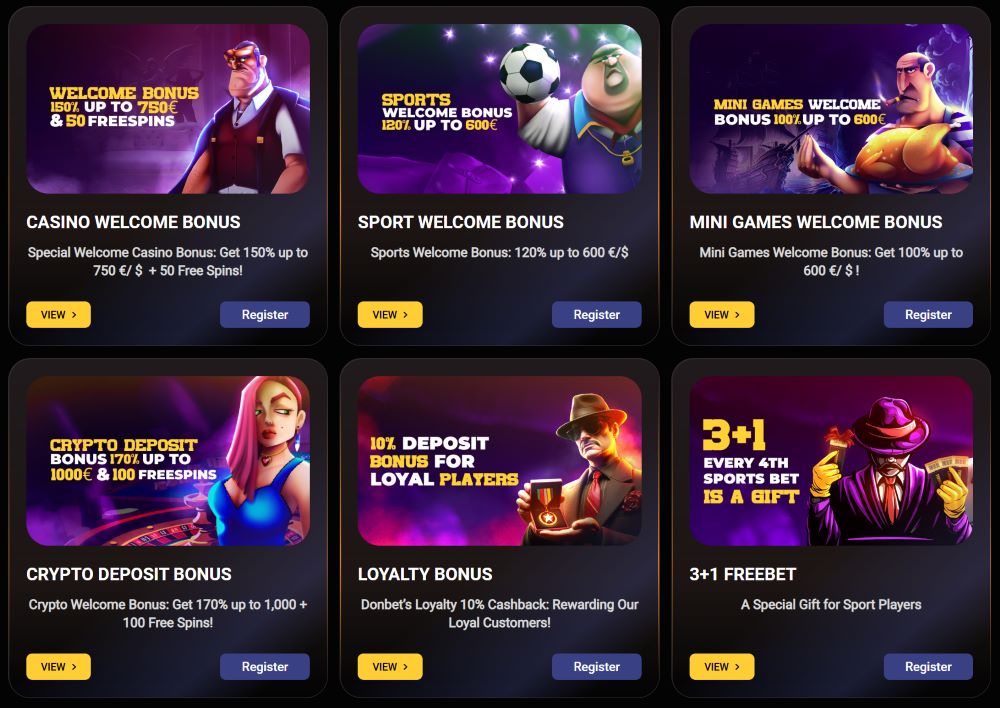 Donbet Casino Bonus